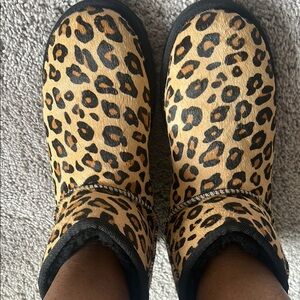 Leopard Print Women's Boots